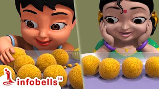 வட்டமான லட்டு தட்டு நிறைய லட்டு  Tamil Rhymes for Children  Infobells [upl. by Lanos]