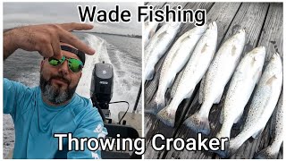 1st Summer Wade Soaking Croaker fishing trout fishingtips [upl. by Sylvia]