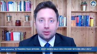 Timo Emden im IG Trading Talk Bitcoin bald über 100000  Verbot in Indien kommt  ETF in den USA [upl. by Adlin500]