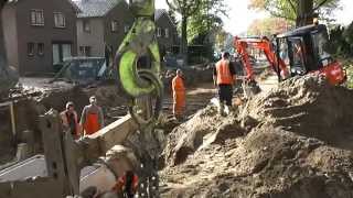 Vervanging riolering  herinrichting Oosterweg Wijchen dl 16  27 oktober [upl. by Aisan]