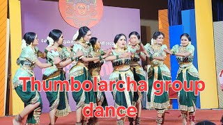 EP 548 Thumbolarcha University College  kalolsavam 24Sangha nirtham Group dance classical dance [upl. by Buzzell]