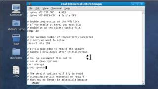 Installation et configuration le serveur OPENVPN sous linux  Feroda 11 [upl. by Anowahs777]