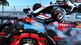 The Abu Dhabi Grand Prix but theres NO GRIP  F1 2020 Game Experiment 0 Grip [upl. by Abel]