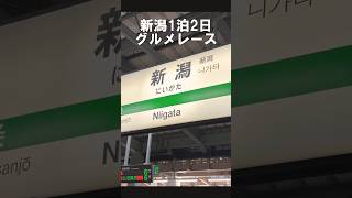 【新潟グルメ9選忙しい人向けver】新潟駅周辺！はじめての新潟で名物グルメを食べ歩き！グルメレース新潟グルメ 新潟観光 新潟旅行 新潟ランチ shorts [upl. by Zeni]