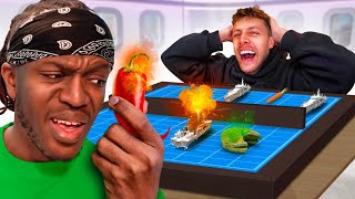 SIDEMEN GIANT BATTLESHIPS FOOD FORFEITS [upl. by Niuqram]