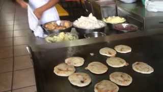 Pupusas Salvadoreñas Olocuilta El Salvador CA [upl. by Lennard121]