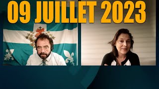 107  Valérie Bugault fait le point avec Brochu en direct  9 Juillet 2023 [upl. by Naahsar]