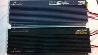 Lanzar Opti Drive 50C Ultra Cheater Amps OldSchoolStereocom [upl. by Ainelec902]