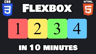 Learn CSS flexbox in 10 minutes 💪 [upl. by Cleopatre]