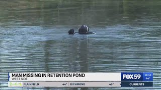 IMPD searching for missing man on west side of Indianapolis Divers deployed at nearby pond [upl. by Leyes]