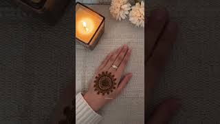 New letest mandala mehndi design 🤩😱❣️trendingvideohennatattoomehndiideasytshortsvideo2024 [upl. by Htrap]