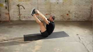 Bodyweight Jack Knives  Core Exercise [upl. by Nedak]