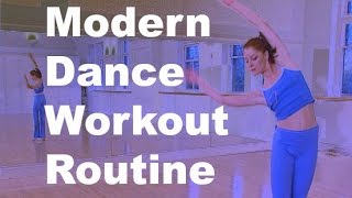 Modern Dance Workout Routine and Exercise for beginners [upl. by Casie478]