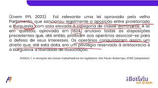 ENEM PPL 2023  IDADE MODERNA AS REVOLUÇÕES QUE MUDARAM O MUNDO  Foi relevante uma lei [upl. by Dewhirst]