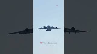 C17 Globemaster Takes Off with Full Load usairforce [upl. by Isoais]