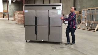 six door Commercial refrigerator [upl. by Skell]