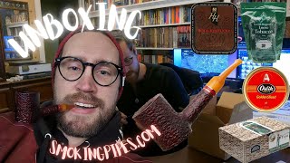 Unboxing SmokingPipescom Haul 4 Tobaccos  Savinelli 2024 Saint Nicholas Pipe [upl. by Buckler905]