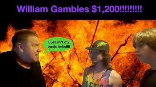 Violette1st Kid Gambles away 1200 online Reaction [upl. by Diena]