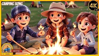 🏕️ Lets Sing Around the Campfire 🎶 Fun Camping Song for Kids 🔥⛺️ [upl. by Quinn]