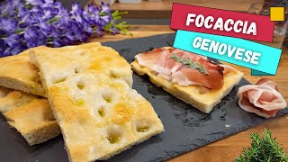 La focaccia genovese ricetta originale [upl. by Trixi]