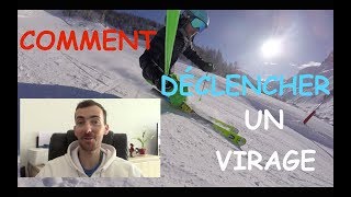 Comment déclencher un virage en ski  2 mouvements essentiels [upl. by Sosanna431]