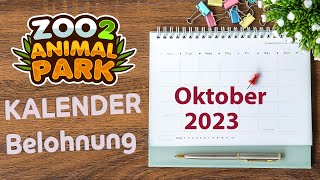 Zoo 2 Animal Park  Kalender Oktober 2023 Deutsch [upl. by Nisse]