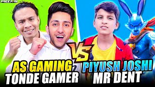 Piyush Joshi Challenged Me amp Tonde Gamer In Free Fire 2 Vs 2 Clash Squad  Garena Free Fire [upl. by Adnwahs]