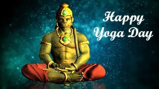 Happy International Yoga Day Watch Hanuman In Cinemas 6th July [upl. by Eva]