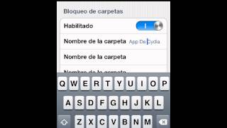 Como poner contraseña a las aplicaciones y carpetas de iphone [upl. by Yrocal]