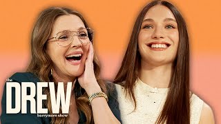 Maddie Ziegler Recreates Drew Barrymore Photoshoot  The Drew Barrymore Show [upl. by Tudor]