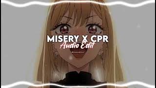 MISERY X CPR AUDIO EDIT  Maroon 5 ft Cupcakke [upl. by Enelrac]