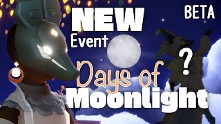 Days of Moonlight NEW EVENT in Sky Beta 🌙  ALL NEW Cosmetics Showcase  Sky Cotl ⚠️Spoilers⚠️ [upl. by Kelli]