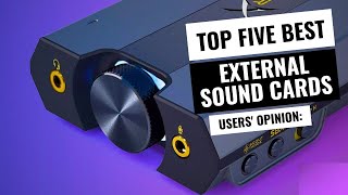 Top 5 External Sound Cards for Laptops of 2023 Elevate Your Audio Experience with the Best Picks [upl. by Lewison187]