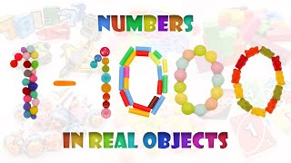 Numbers 1 to 1000 in 100 Real Objects  Uncle Bee TV [upl. by Herold]