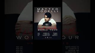 Matteo Bocelli Announces 2023 A Night with Matteo World Tour [upl. by Iiette]