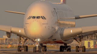 STUNNING EMIRATES A380 Take Off [upl. by Martijn]