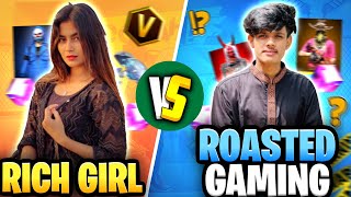 Collection Verses with Random Rich Girl S All Free Fire Bundle Roasted Gaming [upl. by Malva]