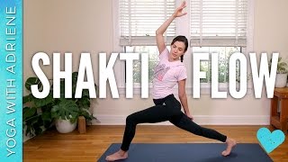 Shakti Power Flow  Yoga With Adriene [upl. by Whelan]