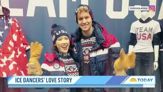 Olympic Ice dancers Madison Chock and Evan Bates share their love story [upl. by Asiuol]