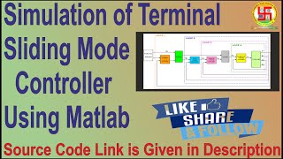 Simulation of Terminal Sliding Mode Controller Using MATLAB [upl. by Wilkins]