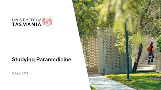 Study Paramedicine at University of Tasmania [upl. by Dowdell]