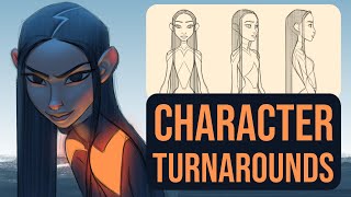 How to draw CHARACTER TURNAROUNDS The EASY WAY [upl. by Aitahs]