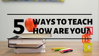 ESL English Games  Top 5 Ways to Teach  How are you  The ESL Guy [upl. by Halie691]