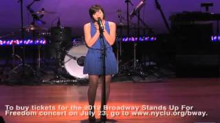 Krysta Rodriguez sings Ammonia at Broadway Stands Up For Freedom 2011 [upl. by Ahsyia984]