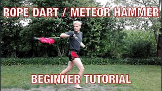 Rope Dart and Meteor Hammer Beginner Tutorial [upl. by Adaynek]