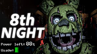 FNAF 1 HAS A SECRET 8TH NIGHT [upl. by Akirdnwahs]