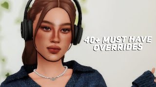 you NEED these overrides for realistic gameplay  40 mods amp in depth showcase  the sims 4 [upl. by Nordine]