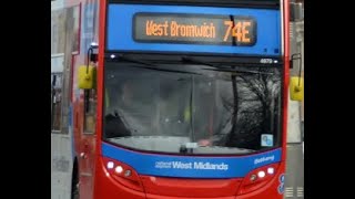 🚌 Route 74  Dudley to West Bromwich  Front Seat View Double Decker Bus Journey 🚏 [upl. by Ettellocin647]