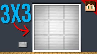 The NEW 3X3 PISTON DOOR Minecraft Bedrock 121 Tutorial [upl. by Ocinemod]