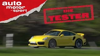 Porsche 911 Turbo S BeschleunigungsMonstrum  Die Tester  auto motor und sport [upl. by Ailecra]